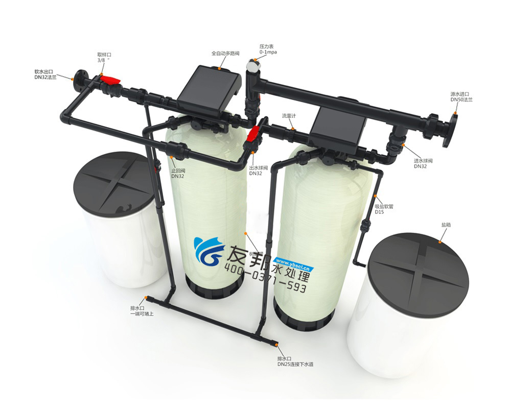 5T/H(每小時出水5噸)全自動軟化水設備